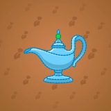 Genie Lamp #5465