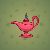 Genie Lamp #5466 Genie Lamp #5466