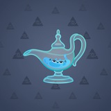 Genie Lamp #5499 Genie Lamp #5499