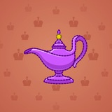 Genie Lamp #5513 Genie Lamp #5513