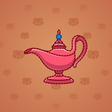 Genie Lamp #5520 Genie Lamp #5520