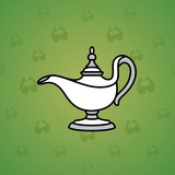 Genie Lamp #5529 Genie Lamp #5529