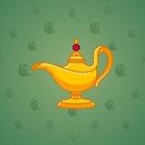 Genie Lamp #5573 Genie Lamp #5573