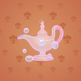 Genie Lamp #5582 Genie Lamp #5582
