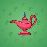 Genie Lamp #5596 Genie Lamp #5596