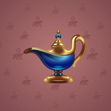 Genie Lamp #5597 Genie Lamp #5597