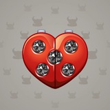Heart Locket #1023 Heart Locket #1023