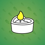 Love Candle #10039