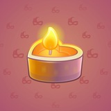 Love Candle #10535
