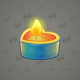 Love Candle #12189