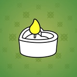 Love Candle #1228 Love Candle #1228