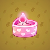 Love Candle #1237 Love Candle #1237