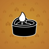 Love Candle #12515