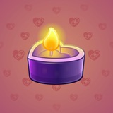 Love Candle #1255 Love Candle #1255