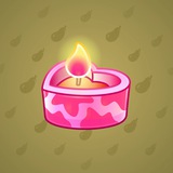 Love Candle #12573