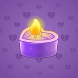 Love Candle #12843
