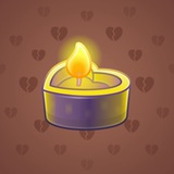 Love Candle #1285 Love Candle #1285