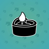 Love Candle #13035