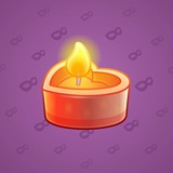 Love Candle #1358 Love Candle #1358