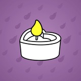 Love Candle #13584