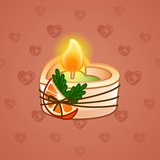Love Candle #13682