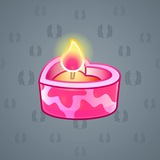 Love Candle #1380 Love Candle #1380