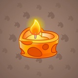 Love Candle #14225
