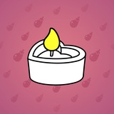 Love Candle #14551