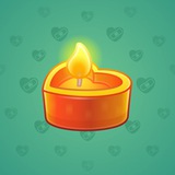 Love Candle #14915