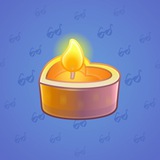 Love Candle #15000