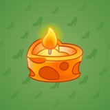 Love Candle #1503