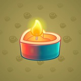 Love Candle #1512