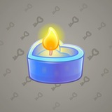 Love Candle #1625