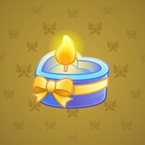 Love Candle #1666 Love Candle #1666