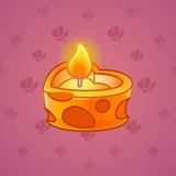 Love Candle #1672