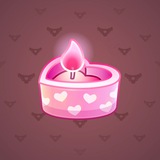 Love Candle #1840