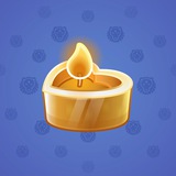 Love Candle #1845