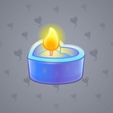 Love Candle #1937 Love Candle #1937