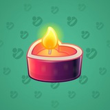 Love Candle #2121 Love Candle #2121