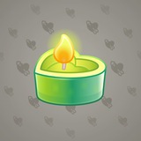 Love Candle #2461