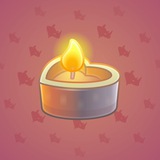 Love Candle #2525 Love Candle #2525