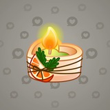 Love Candle #2527 Love Candle #2527