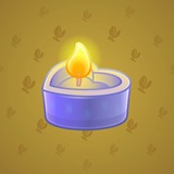 Love Candle #2569