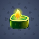 Love Candle #2573 Love Candle #2573