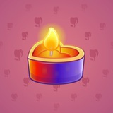 Love Candle #2823