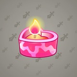 Love Candle #2826