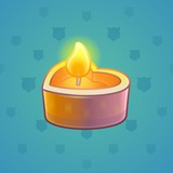 Love Candle #2885 Love Candle #2885