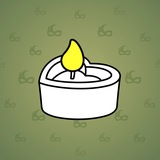 Love Candle #3079 Love Candle #3079