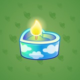 Love Candle #3195