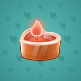 Love Candle #3241 Love Candle #3241